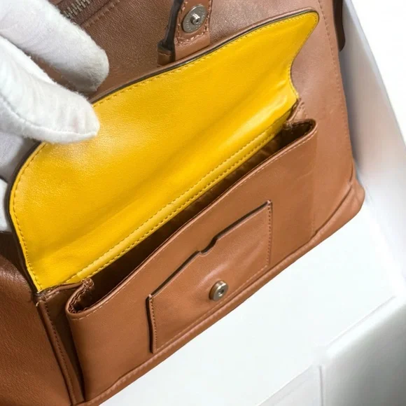 Authentic Coach Charlie Tan Leather Shoulder Bag! COA Included! - Picture 9 of 15